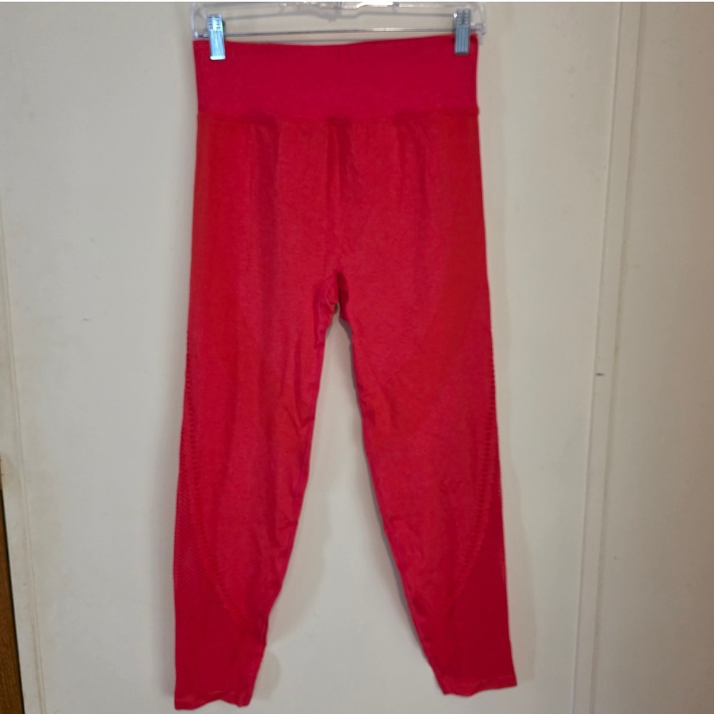 PINK Victorias Secret Womens Leggings Size Small Hot Pink Activewear Sporty